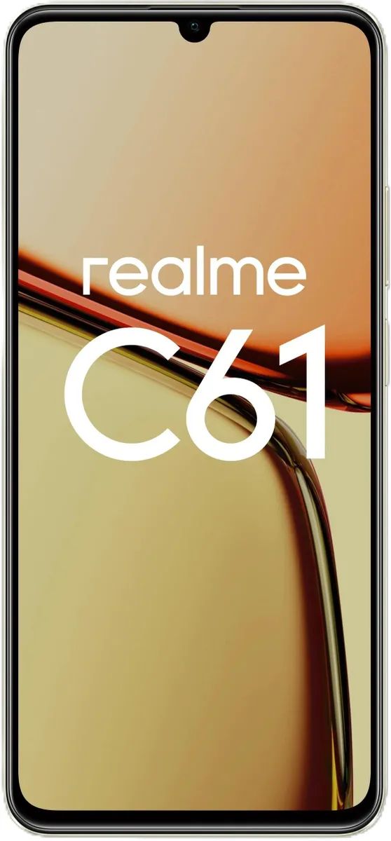 Смартфон realme C61 6/128 Гб, золотой Фото 1