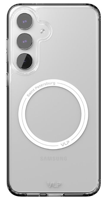 Чехол VLP Crystal Case MagSafe для Samsung S25 FE, прозрачный (1052054) Фото 0