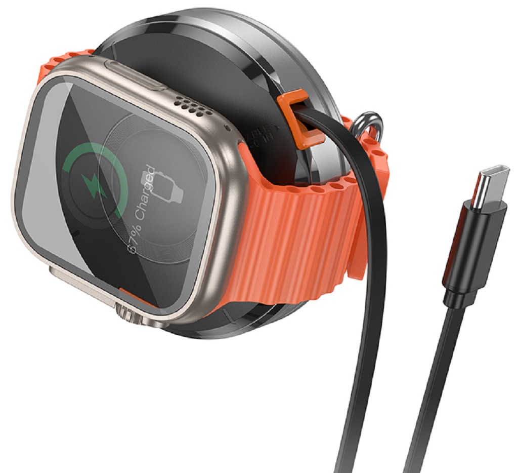 Зарядная станция Hoco CQ18 2 в 1, черный Фото 3