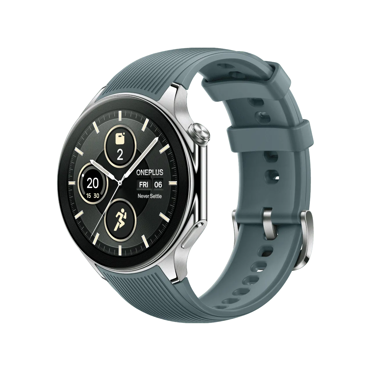 Смарт-часы OnePlus Watch 2, Radiant Steel Фото 1