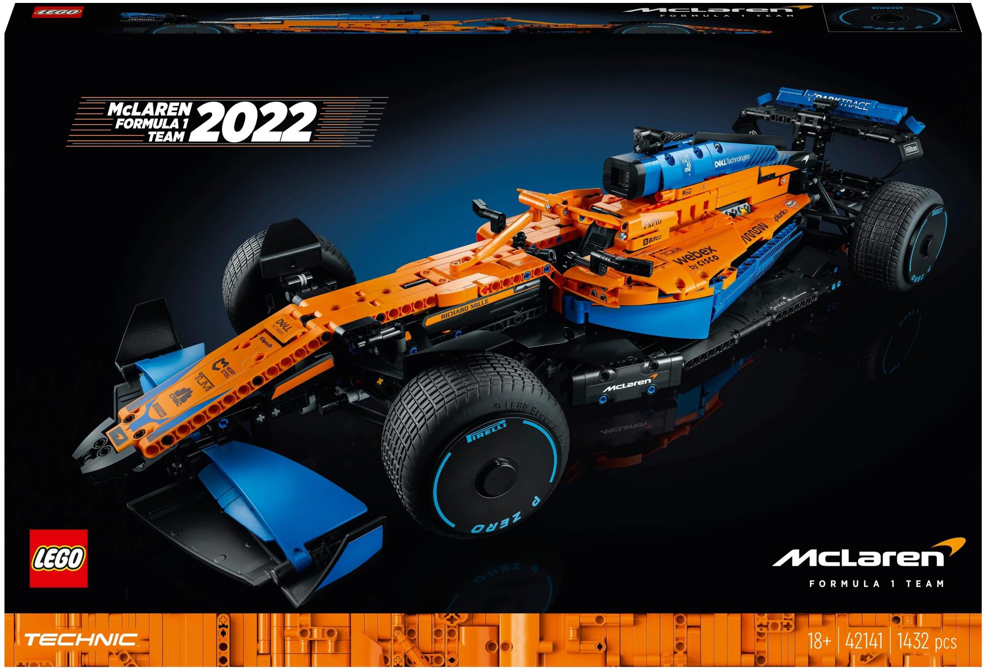 Конструктор LEGO Technic 42141 Гоночный автомобиль McLaren Formula 1 Фото 0