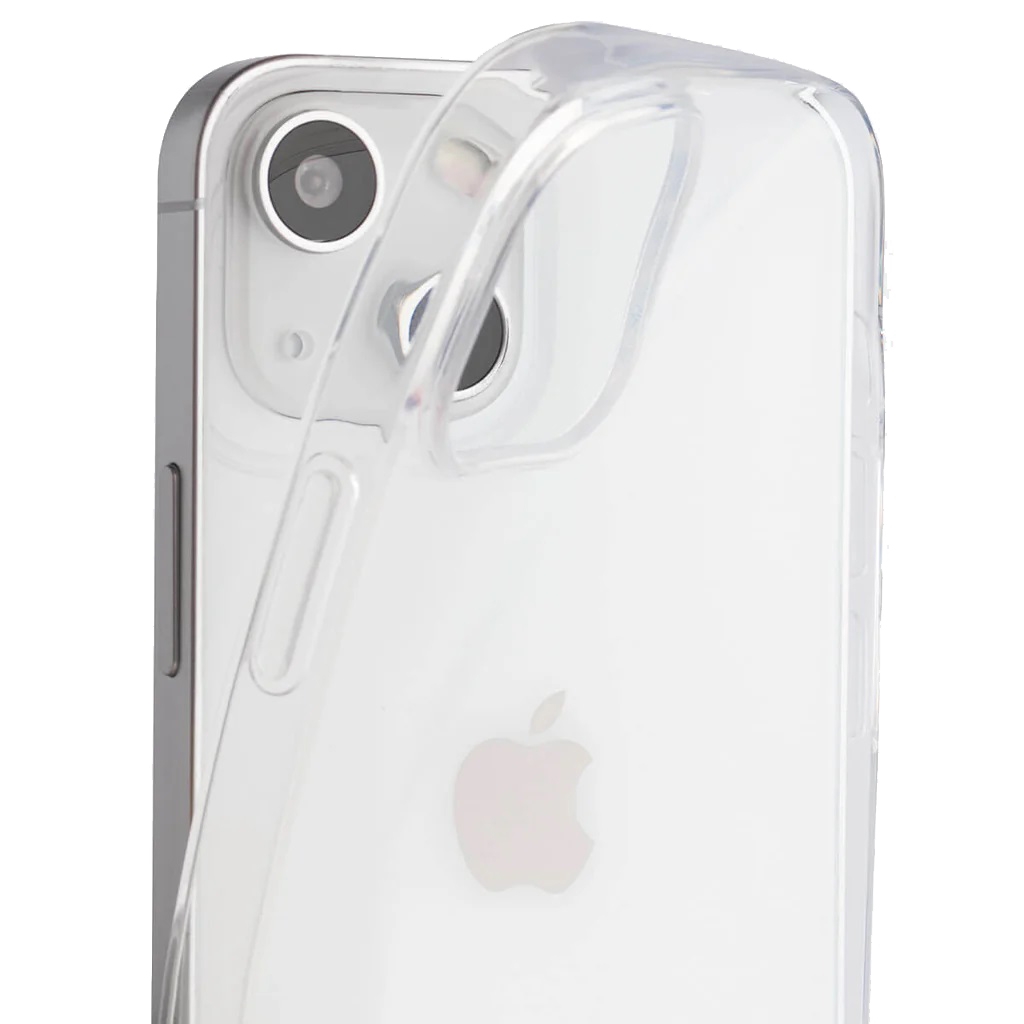 Силиконовый чехол для iPhone 13 mini, прозрачный Фото 1