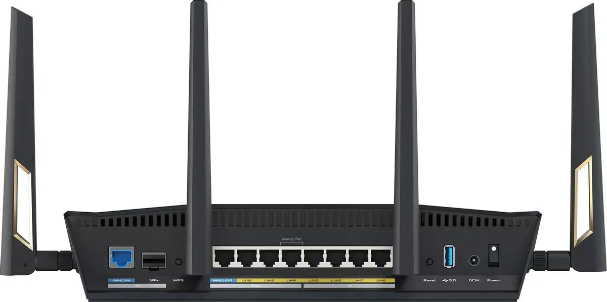 Wi-Fi роутер ASUS RT-BE88U, черный Фото 1