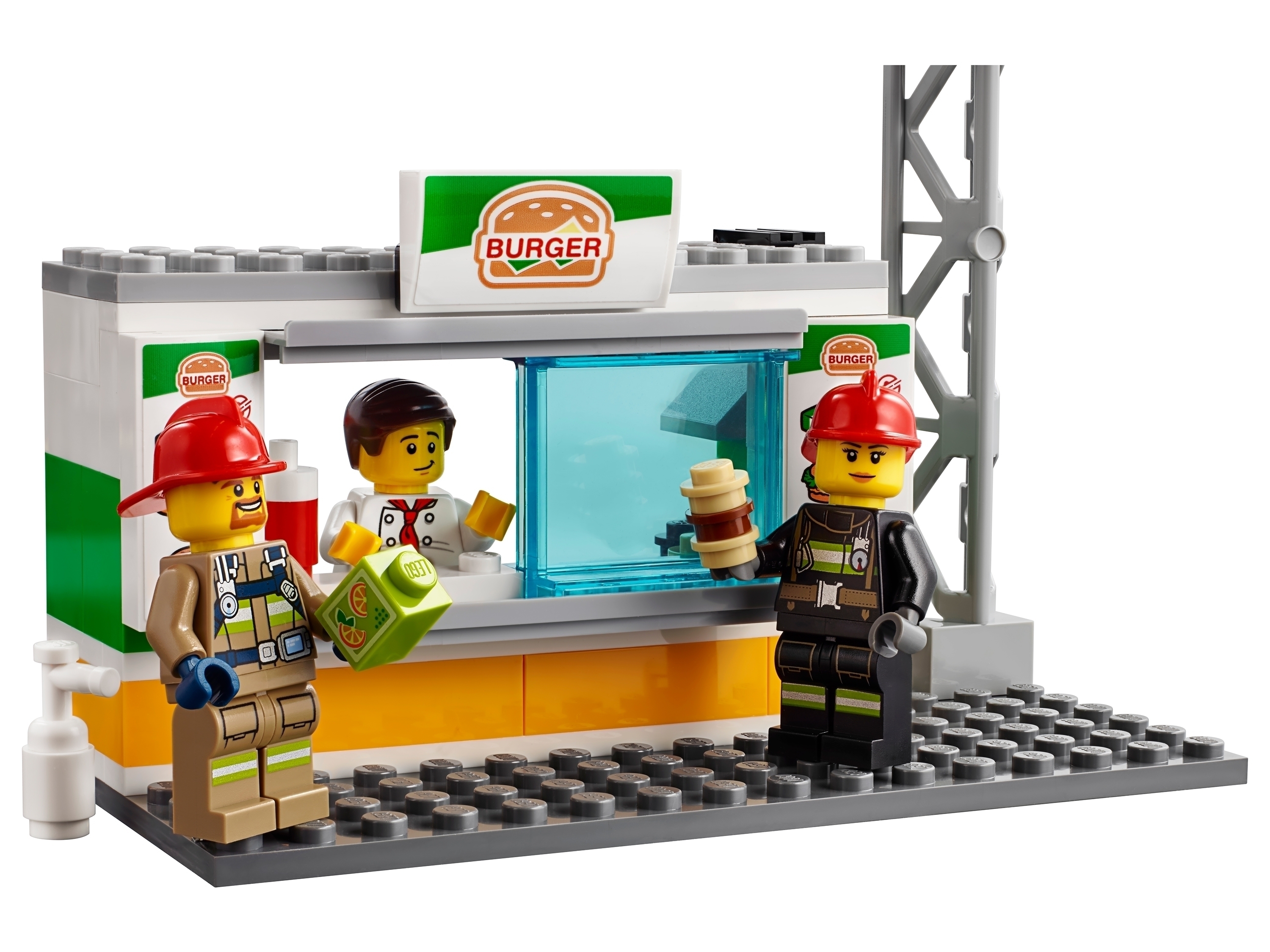 Конструктор LEGO City 60214 Пожар в бургер-кафе Фото 3