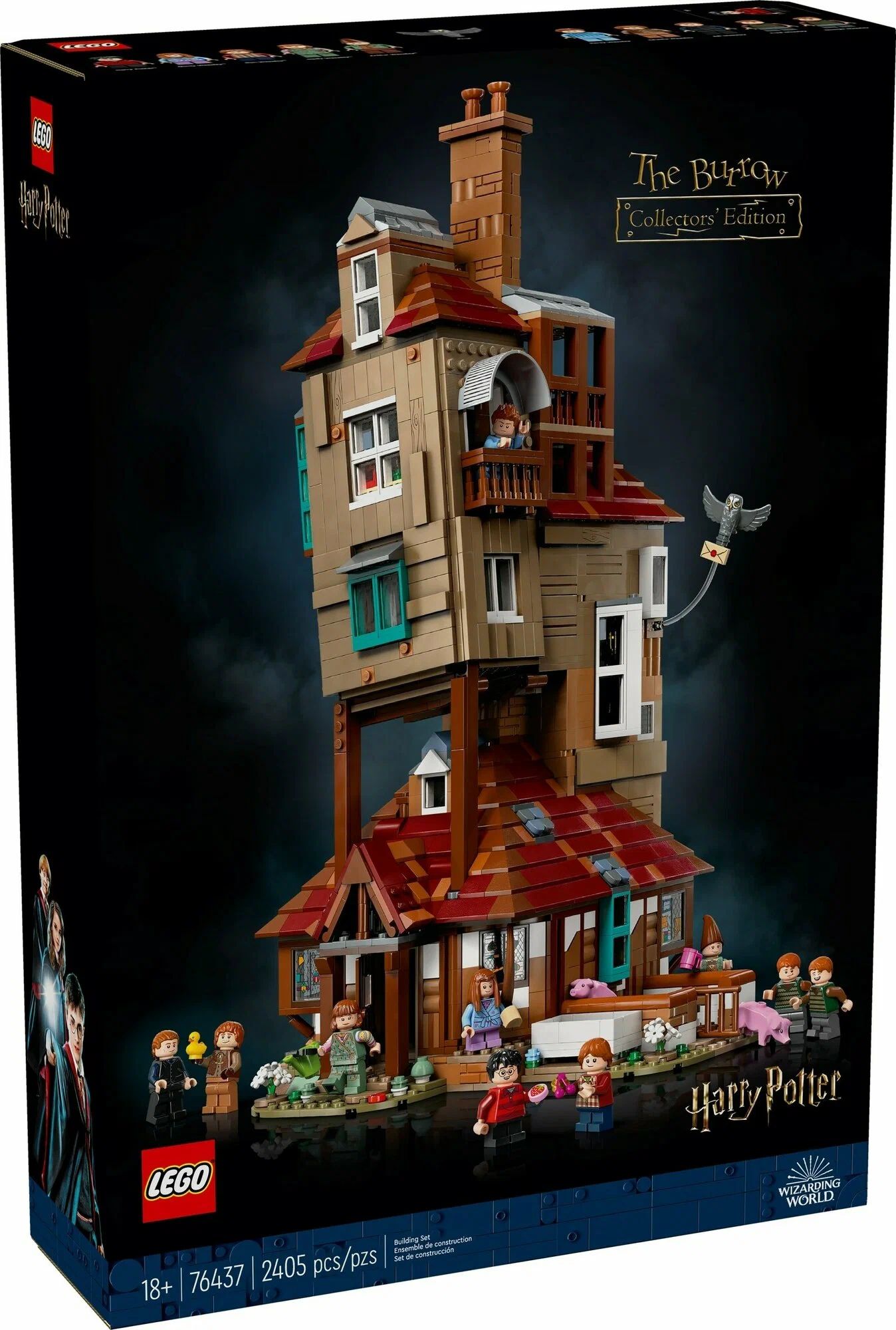 Конструктор Lego 76437 Harry Potter Нора - Коллекционное издание Фото 0