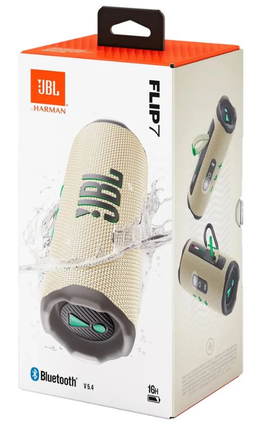 Портативная акустика JBL Flip 7, песочный (sand) Фото 11