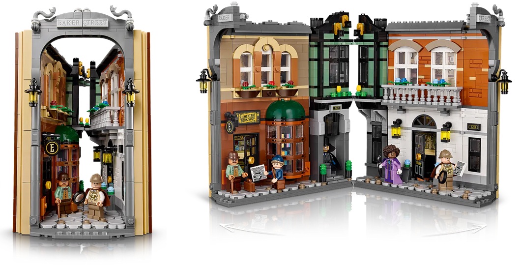 Конструктор LEGO Icons Шерлок Холмс: Книжный уголок 10351 Фото 4