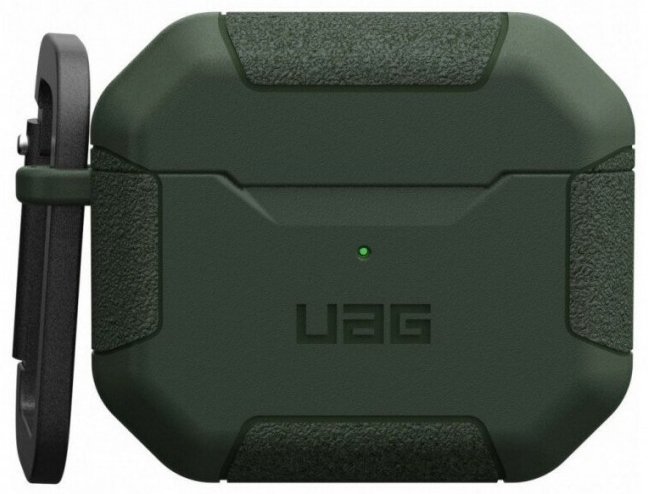 Чехол с карабином UAG Scout Case для Apple AirPods 3, оливковый 104127117272 Фото 0