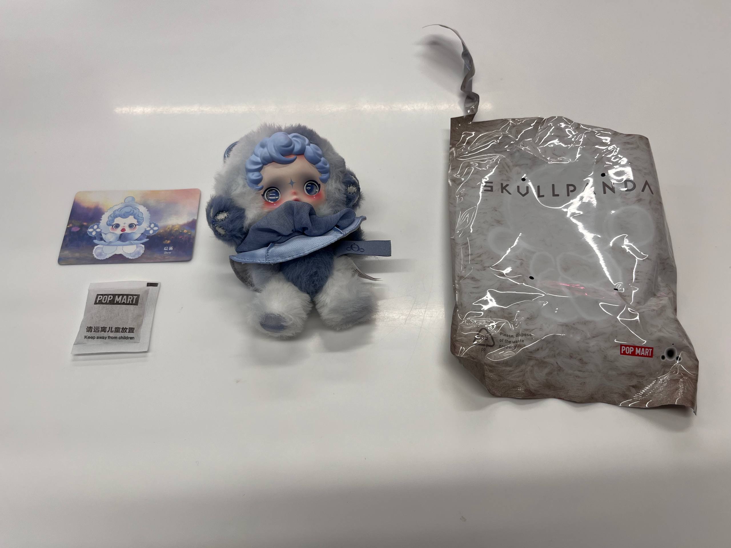Pop Mart SKULLPANDA L'impressionnisme Series Plush Doll (1 штука), Dew Фото 3