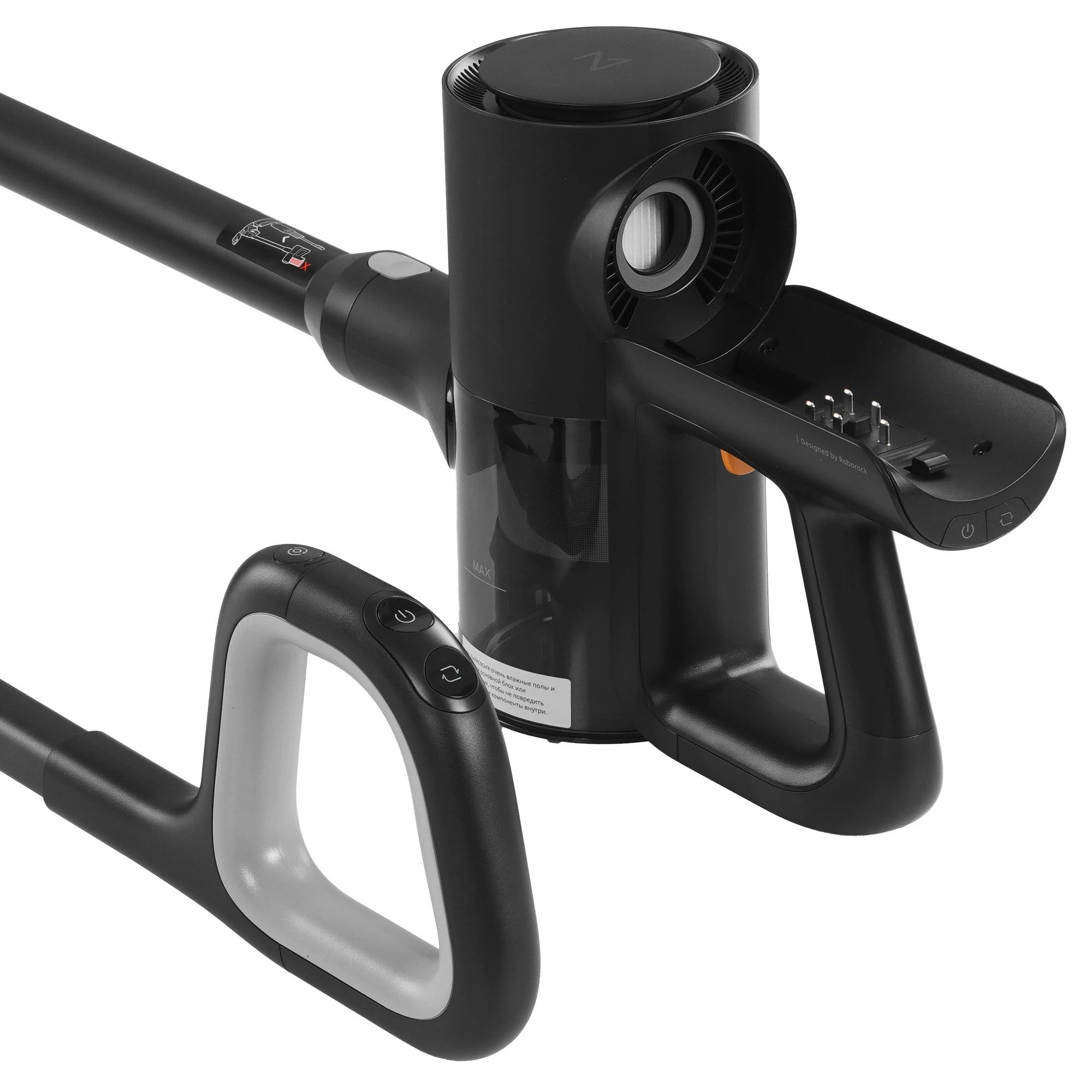 Вертикальный моющий пылесос Roborock F25 ACE Combo, черный Фото 4