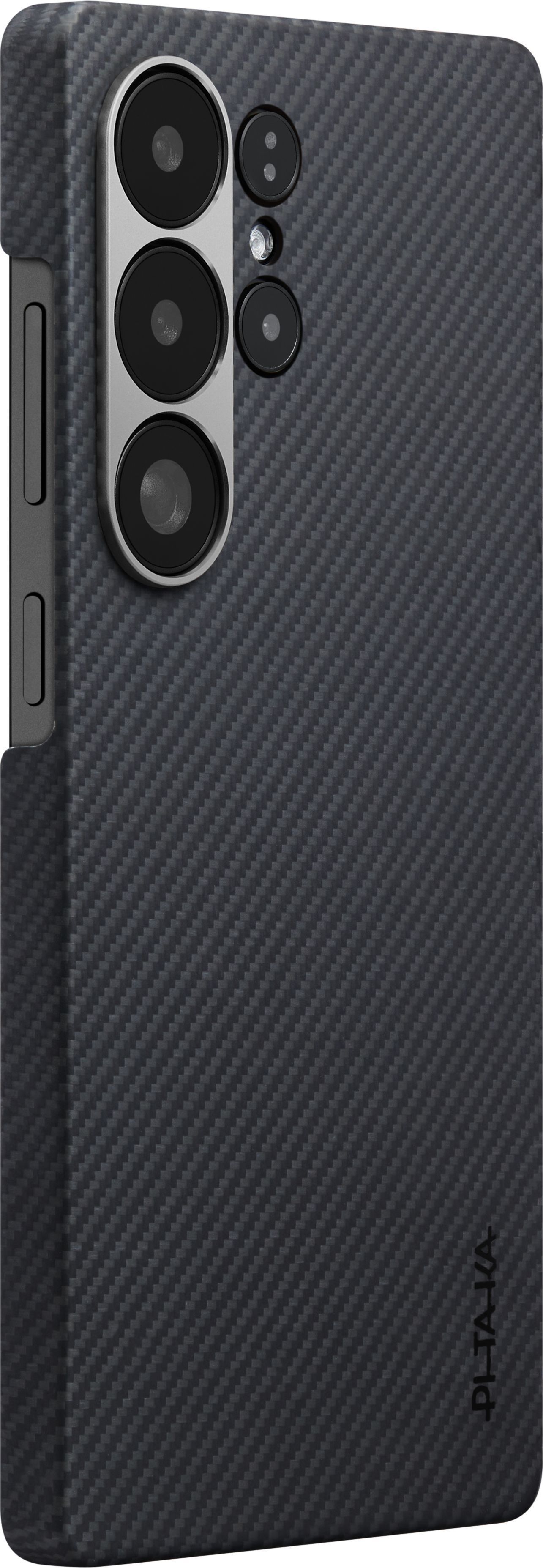 Чехол Pitaka Ultra-Slim для Galaxy S25 Ultra, кевлар черный (KS2501U) Фото 1
