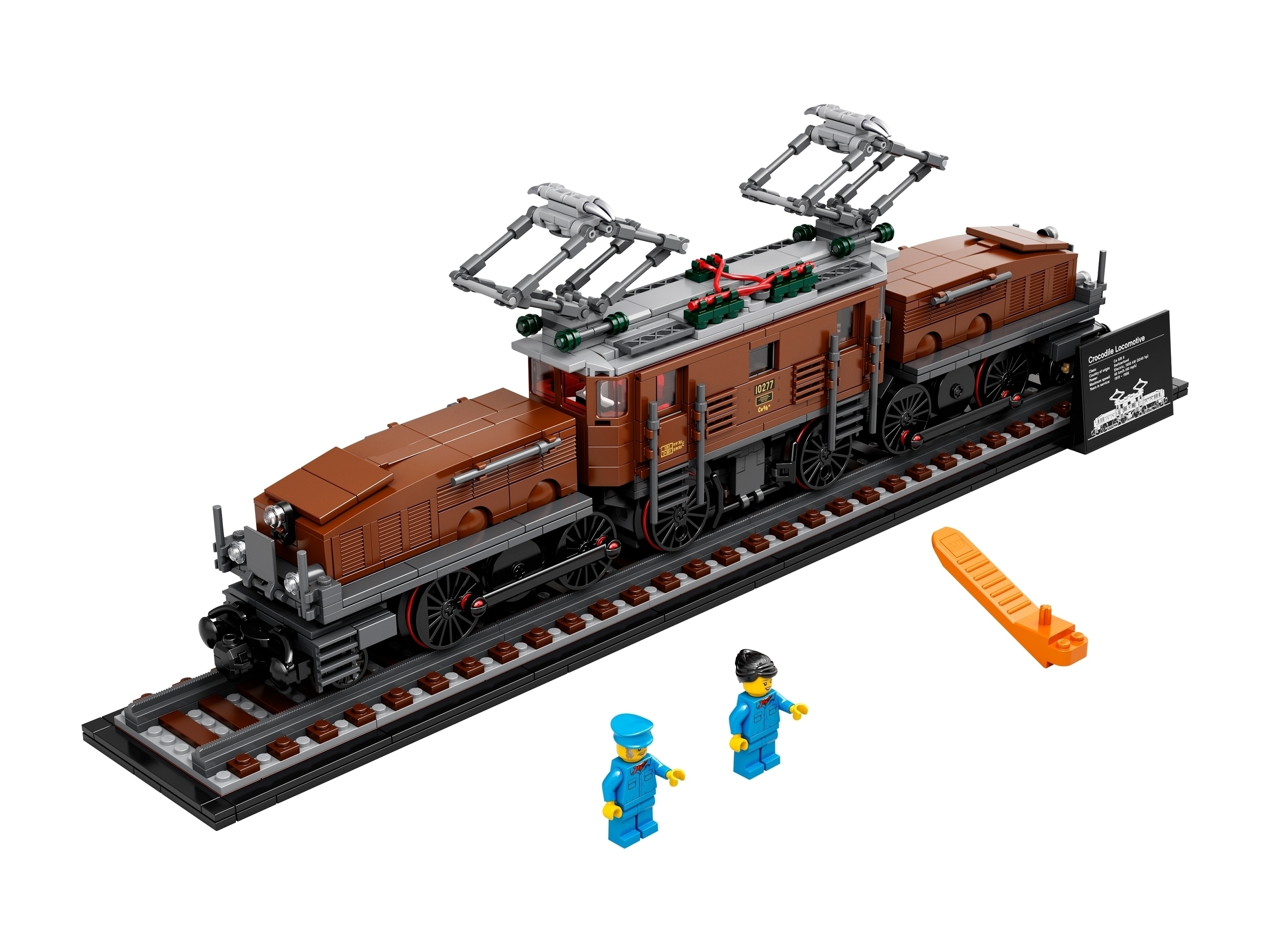 Конструктор LEGO Crocodile Locomotive (10277) Фото 6