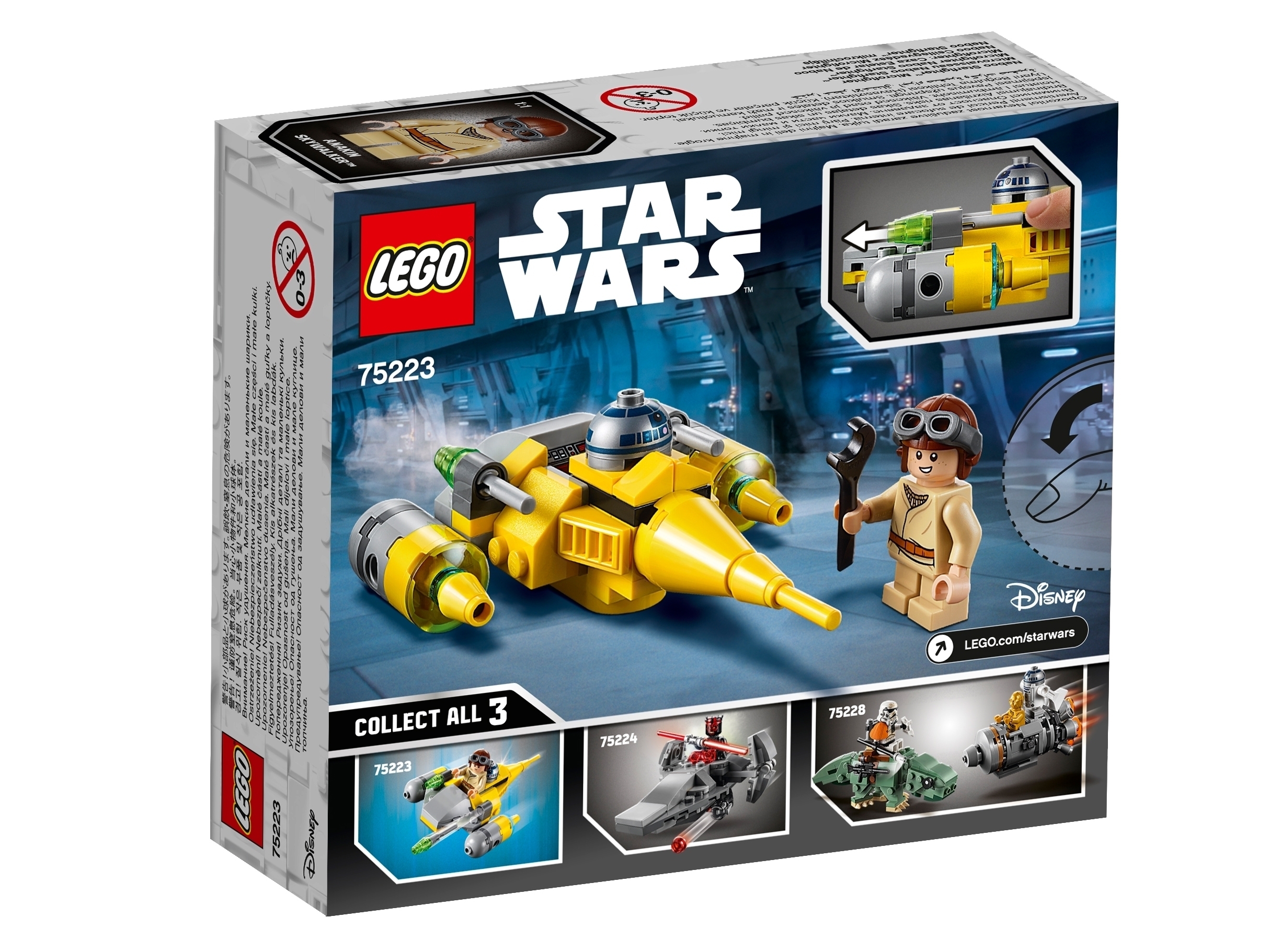 Конструктор LEGO Star Wars 75223 Микрофайтеры: Истребитель с планеты Набу Фото 5