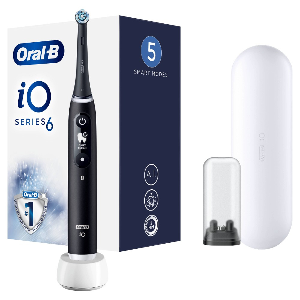 Электрическая зубная щетка Oral-B iO Series 6n, черный Фото 0