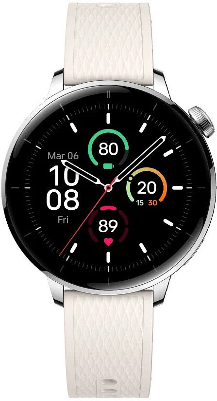 Смарт-часы OnePlus Watch 3 43mm, серебристый (Silver Steel) Фото 1