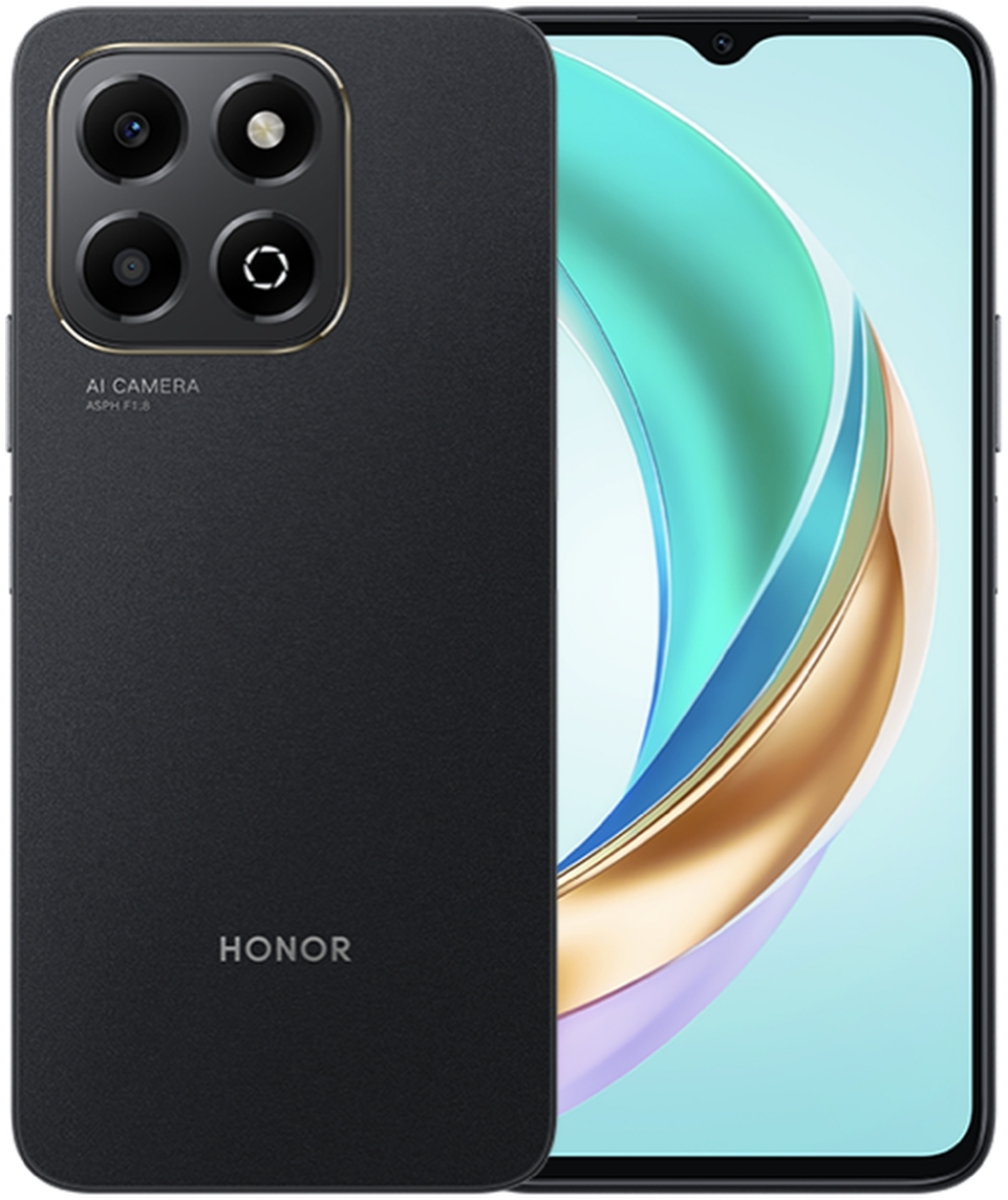 Смартфон Honor X6b 6/256Гб, черный (Midnight Black) Фото 0