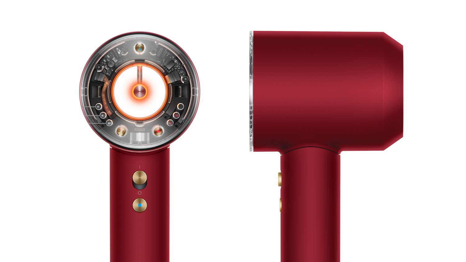 Фен Dyson Supersonic HD16 Nural, Red Velvet/Gold Фото 2