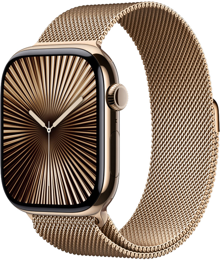 Ремешок Apple Watch 42mm Gold Milanese Loop, золотой Фото 2