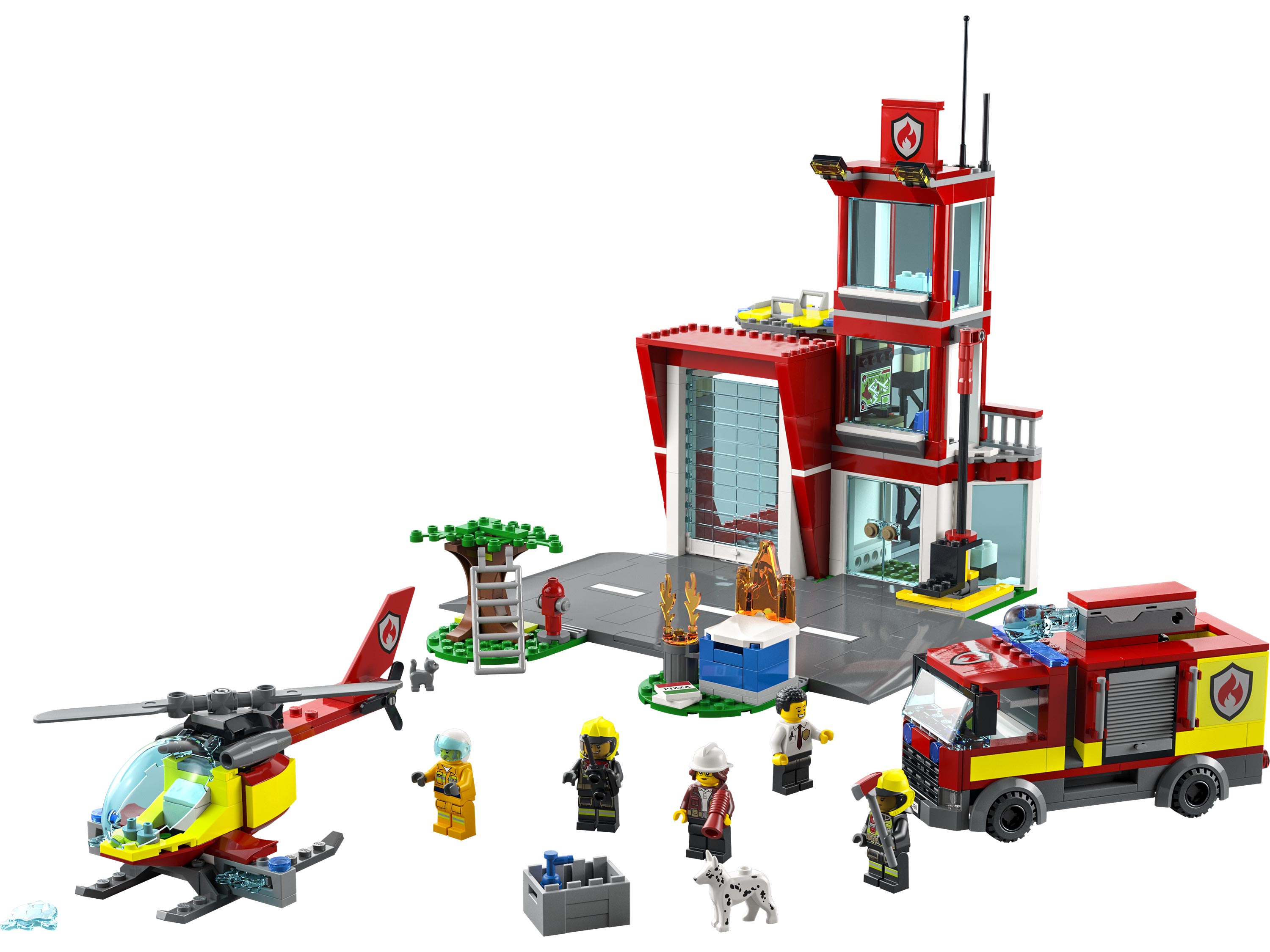 Конструктор LEGO City 60320 Пожарная часть Фото 4