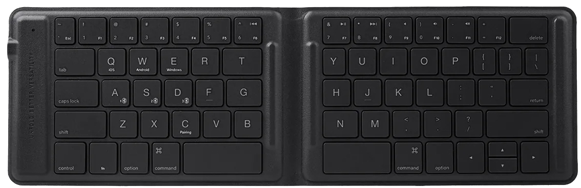 Клавиатура Uniq FORIO Foldable Bluettoth Keyboard, черный Фото 1