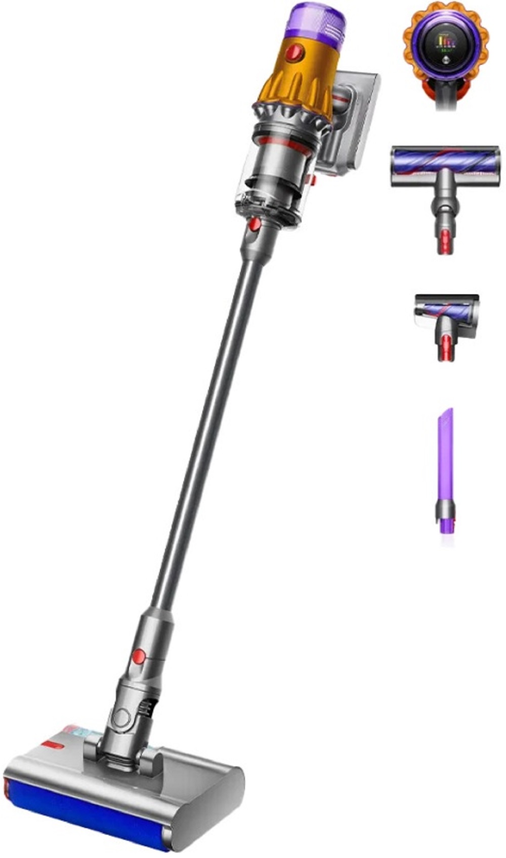 Пылесос Dyson V12S Detect Slim Submarine, серый (485350-01) Фото 2