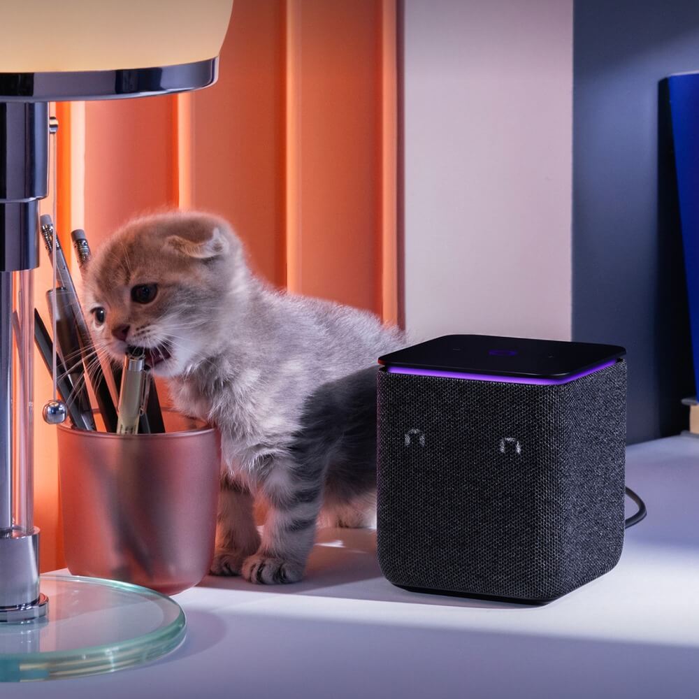 Умная колонка Яндекс Станция Миди, черный Фото 2