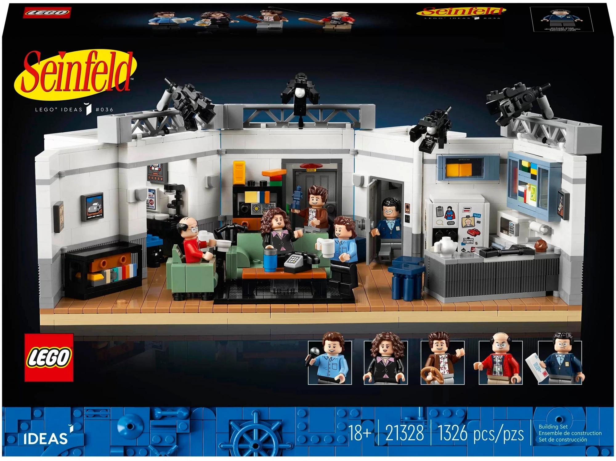 Конструктор LEGO Ideas 21328 Seinfeld, 1326 дет. Фото 0