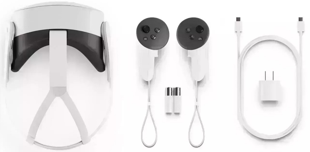 Очки виртуальной реальности Oculus Quest 3S 128 Гб, белый Фото 2