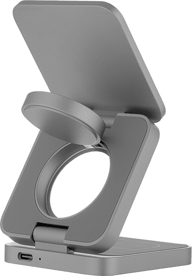 Беспроводное зарядное устройство uBear Balance, серый WL09SG31-ADM Фото 5