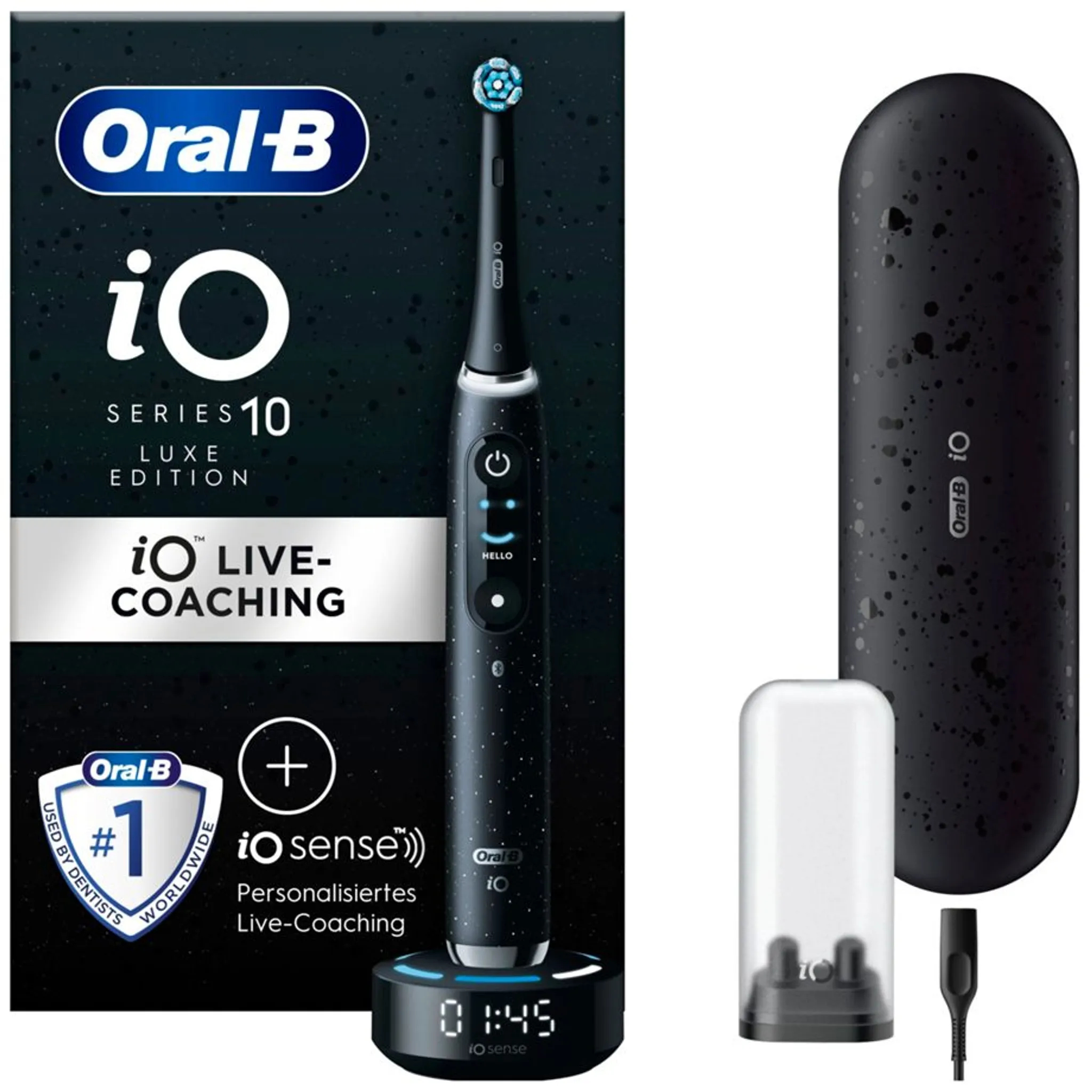 Электрическая зубная щетка Oral-B iO Series 10 Luxe Edition, «Черный оникс» Фото 0