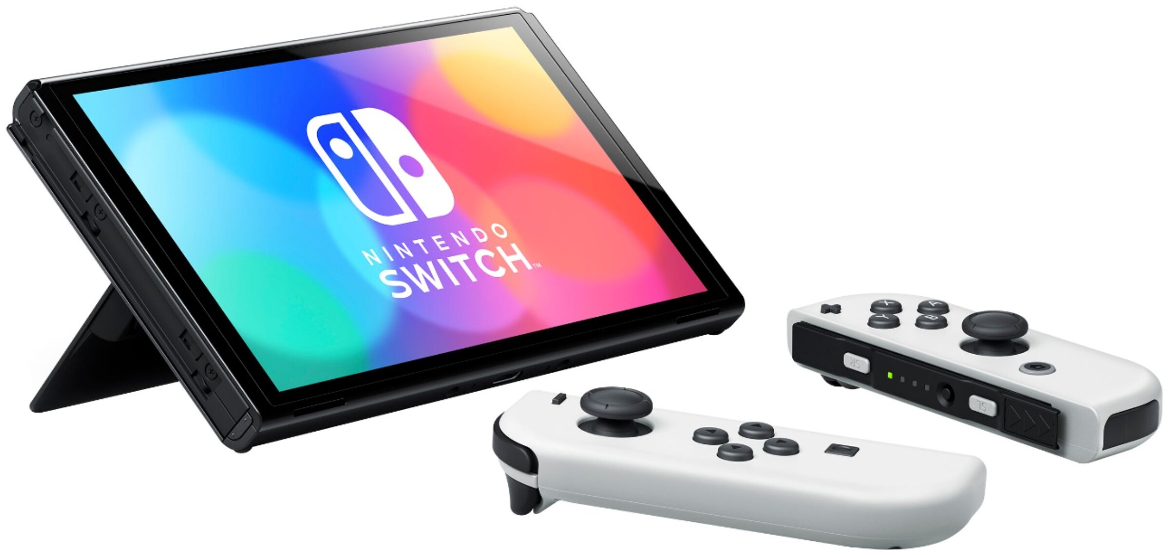 Игровая приставка Nintendo Switch (OLED model), белый Фото 1