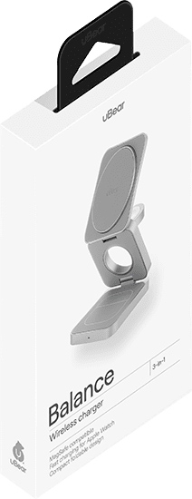 Беспроводное зарядное устройство uBear Balance, серебро WL09SL31-ADM Фото 7
