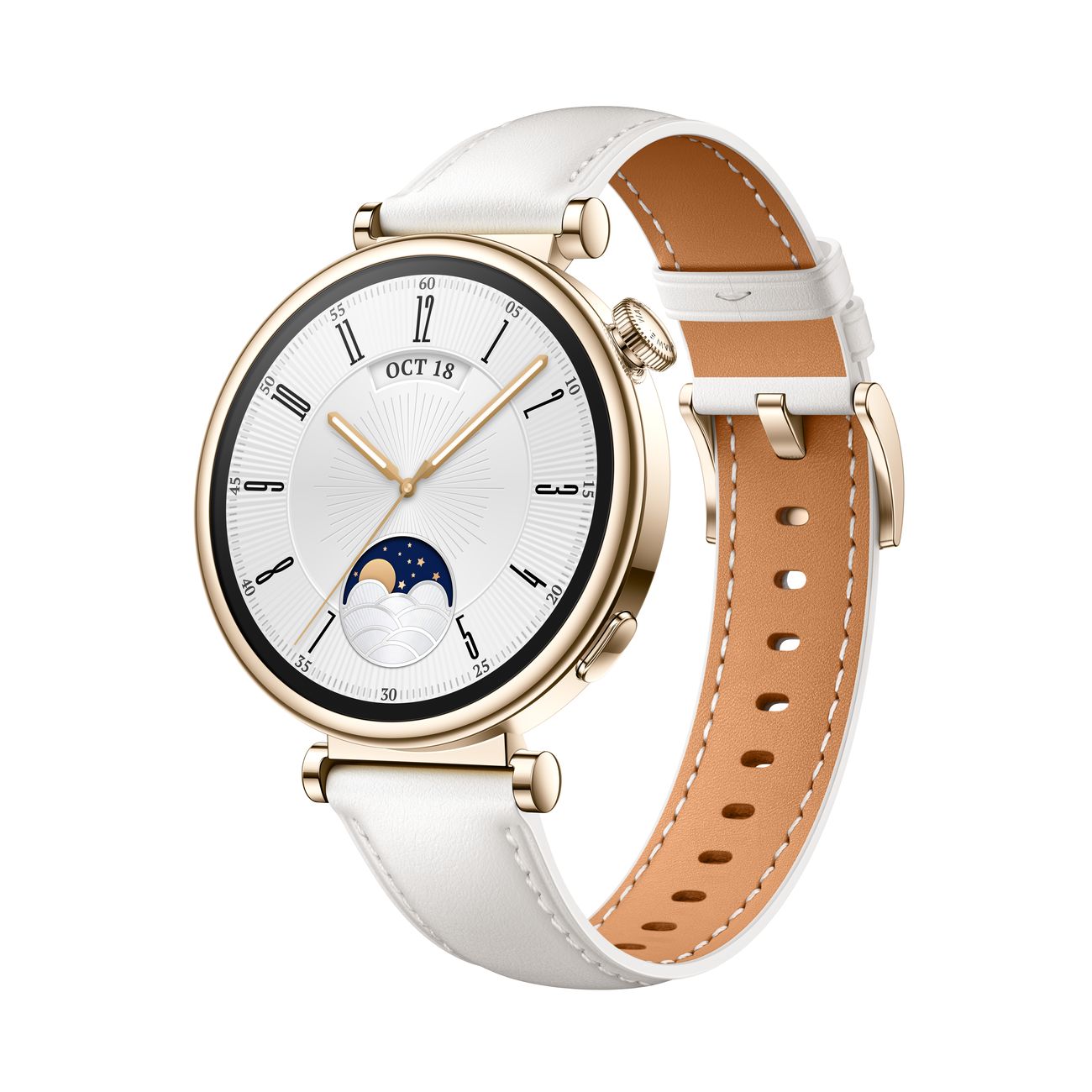 Смарт-часы HUAWEI Watch GT4 ARA-B19 (55020BHX) white leather Фото 0