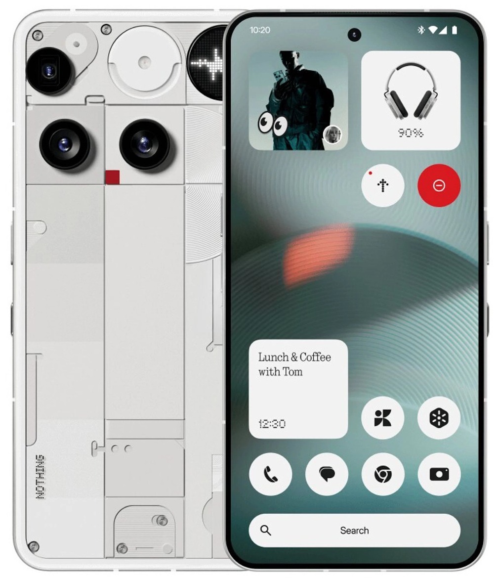 Смартфон Nothing Phone (3) 16/512 Гб, белый Фото 0