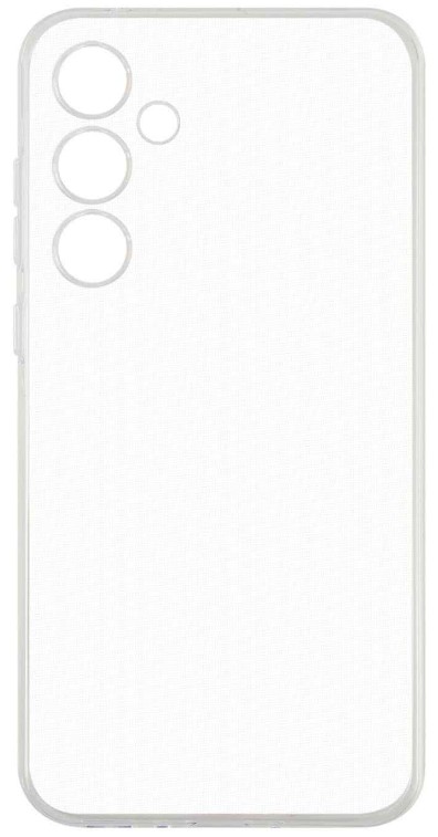 Силиконовый чехол для Samsung Galaxy A55, прозрачный Фото 0