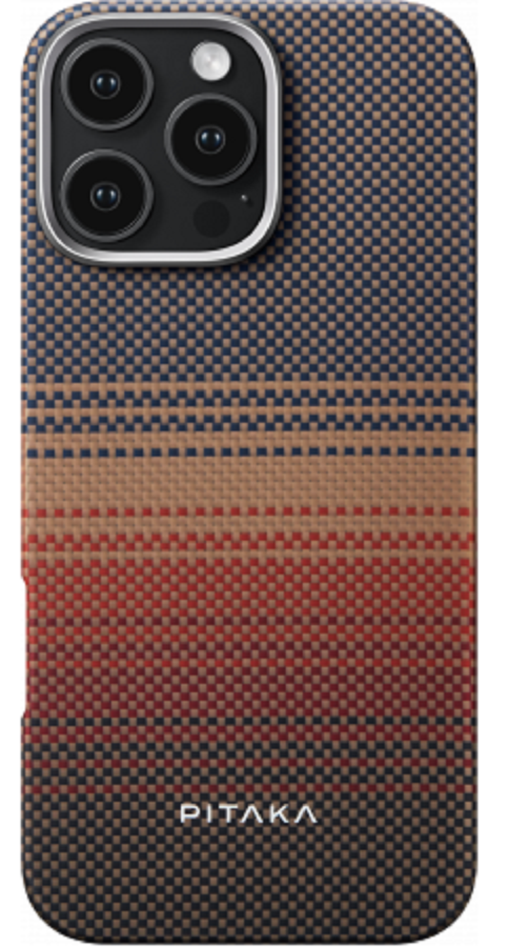 Чехол PITAKA Tactile Woven case для iPhone 16 Pro, Sunset (KI1601SU) Фото 0