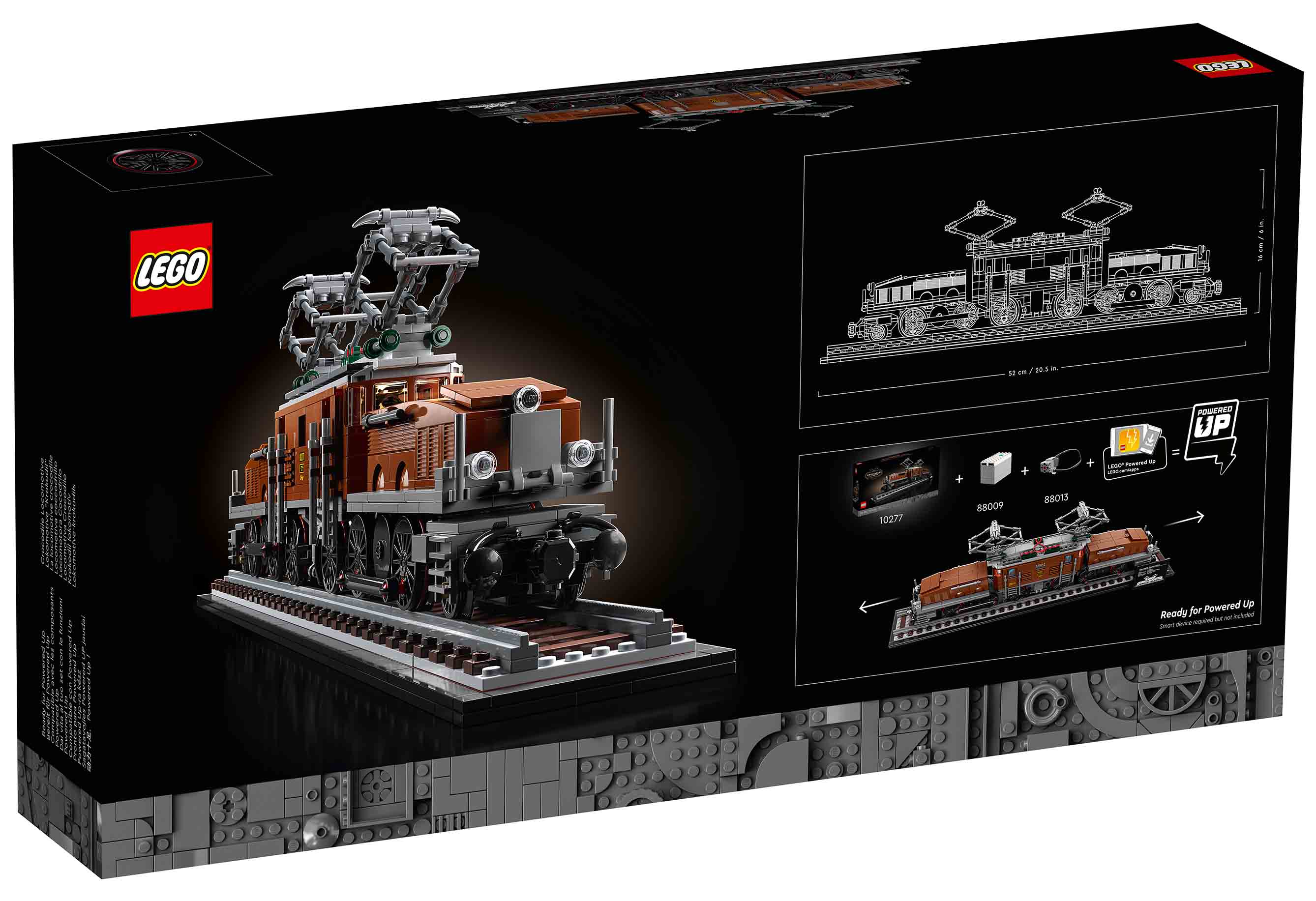 Конструктор LEGO Crocodile Locomotive (10277) Фото 1