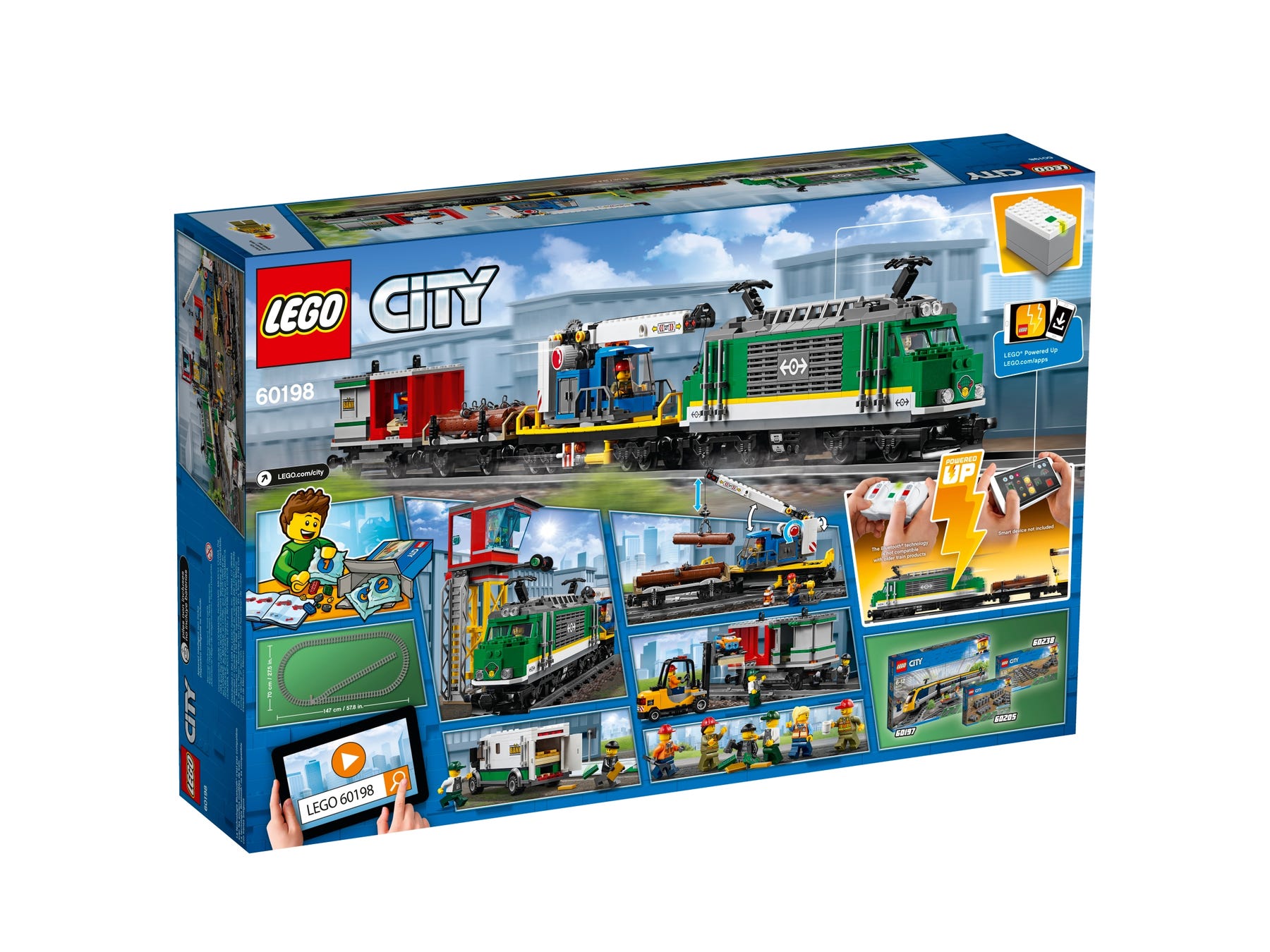 Электромеханический конструктор LEGO City 60198 Грузовой поезд Фото 3