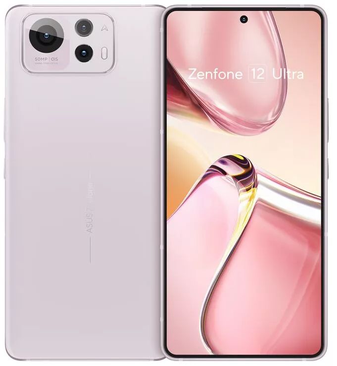 Смартфон ASUS Zenfone 12 Ultra 12/256 ГБ, Sakura White (Розовый) Фото 0