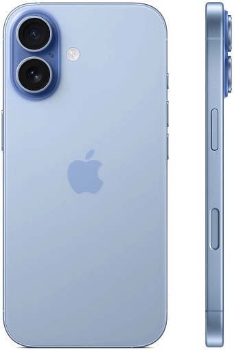 Смартфон Apple iPhone 17 eSim 256Гб, Mist Blue (голубой) Фото 2