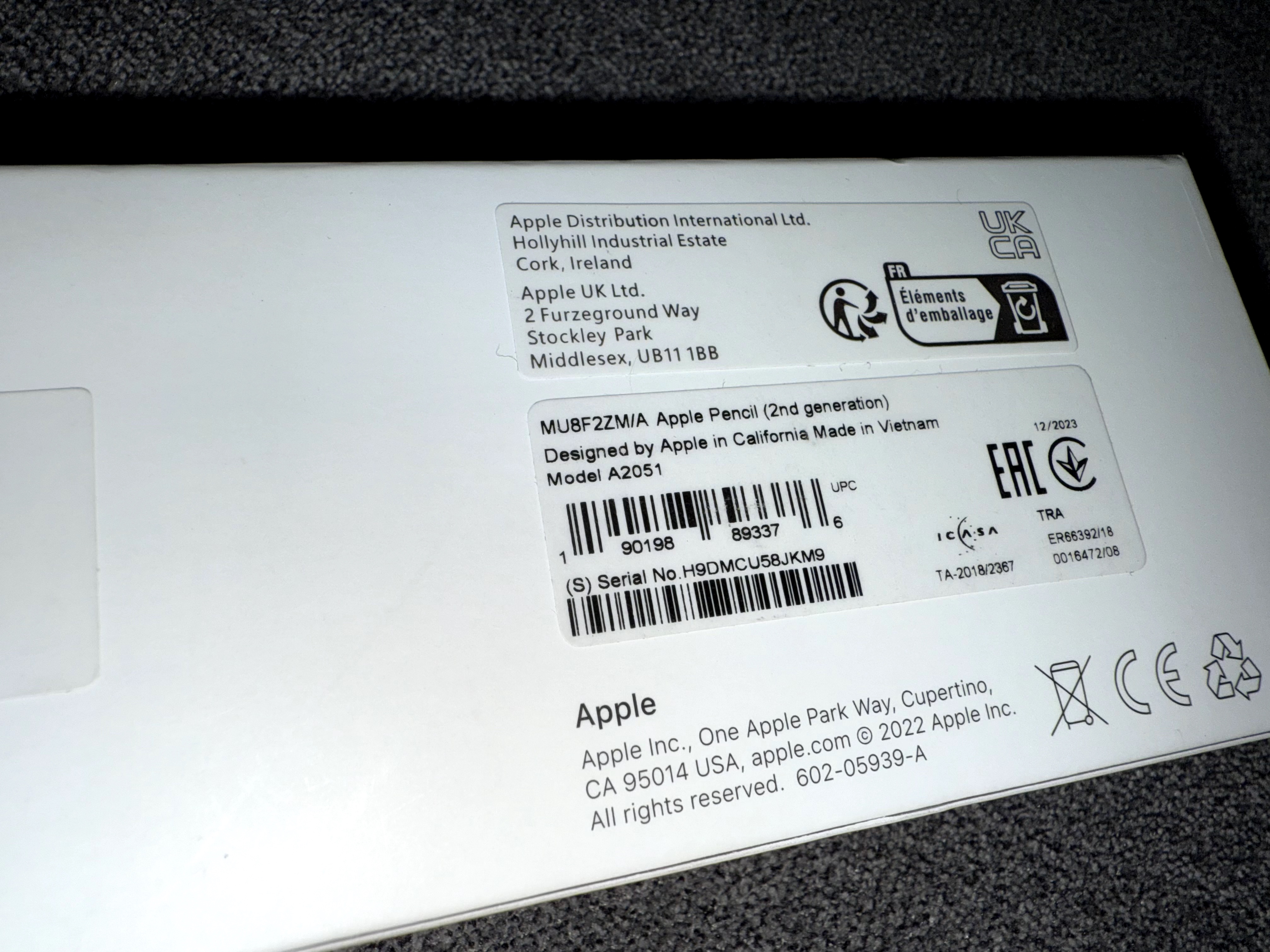 Стилус Apple Pencil (2nd Generation), белый Фото 3