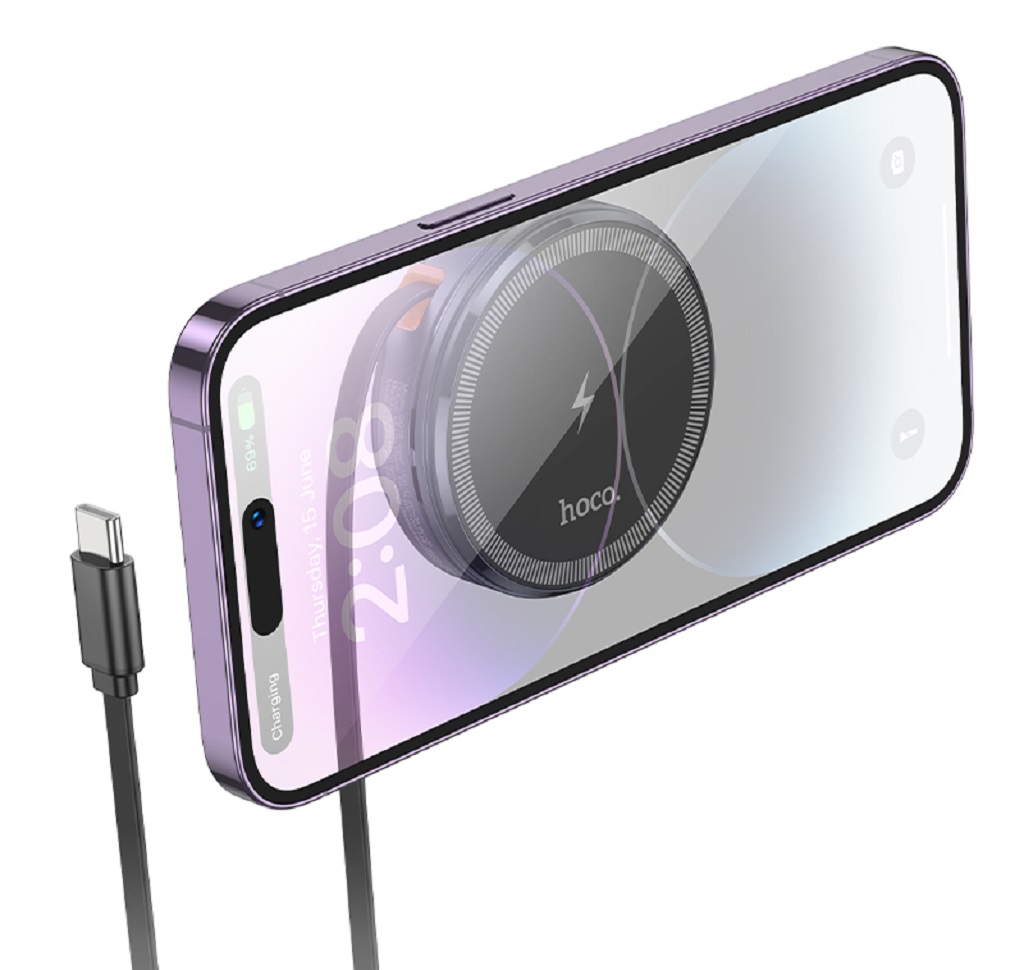 Зарядная станция Hoco CQ18 2 в 1, черный Фото 2