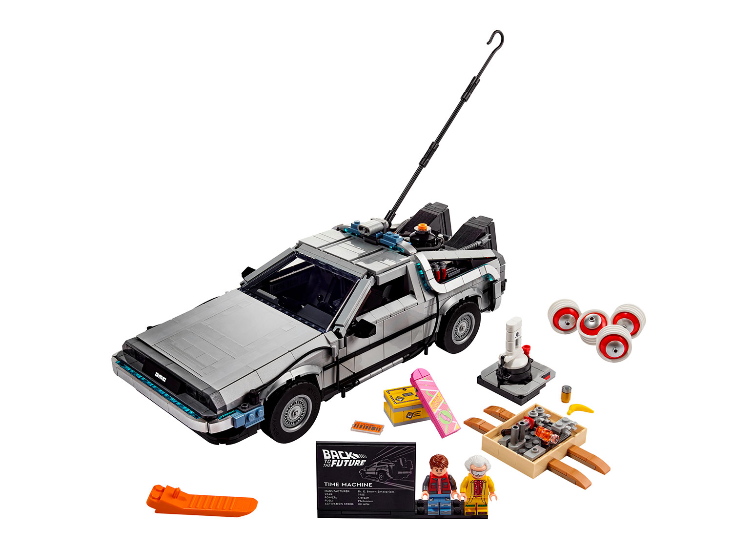 Конструктор LEGO «Назад в будущее: Машина времени» (10300) Фото 5