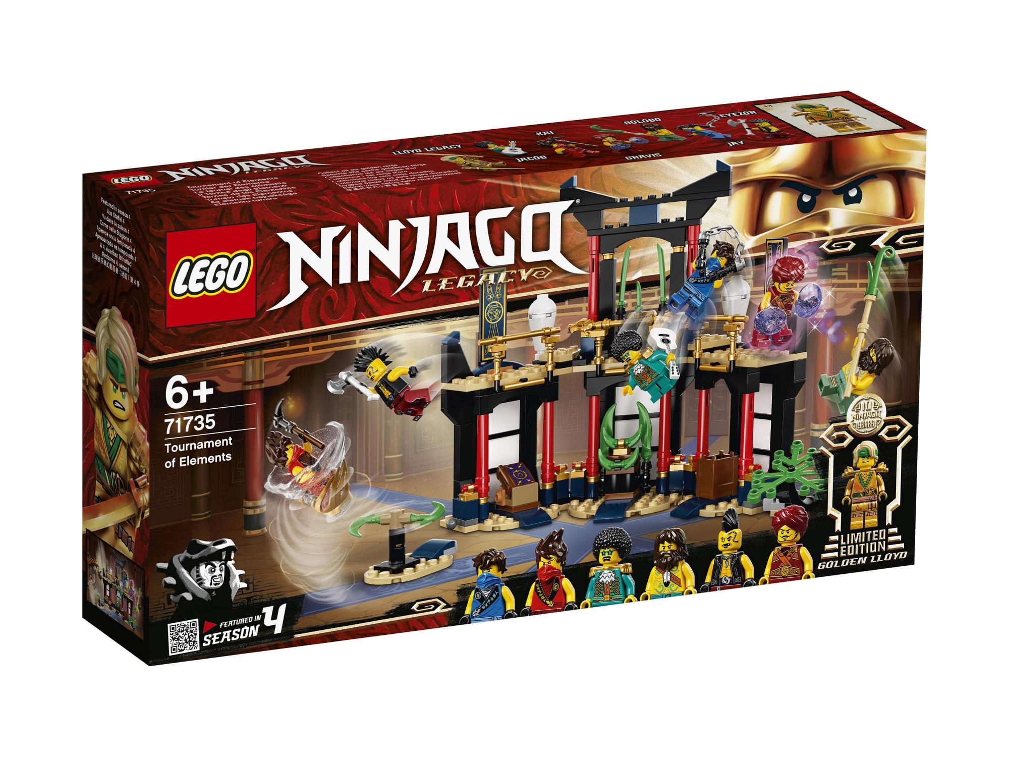 Конструктор LEGO Ninjago 71735 Турнир стихий Фото 0