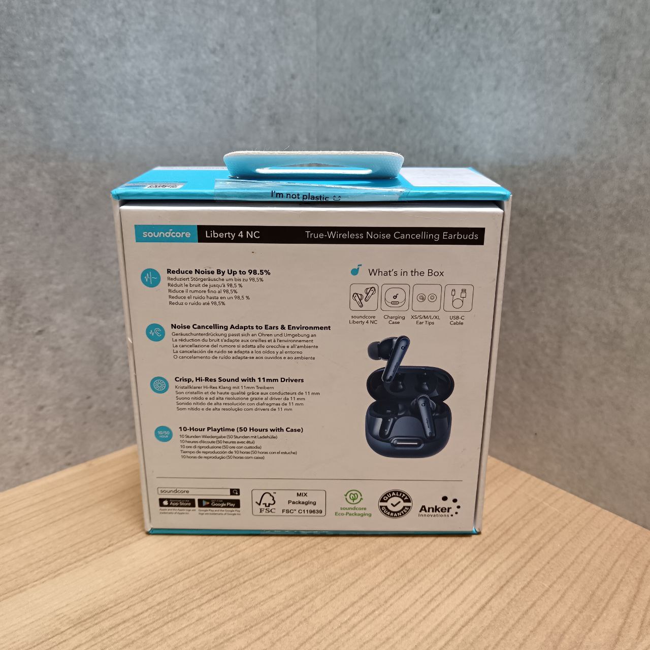 Беспроводные наушники Anker SoundCore Liberty 4 NC, синий Фото 4