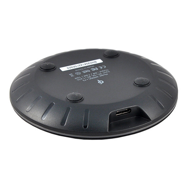 Беспроводное зарядное устройство EnergEA WiDisc 75, черный (WIDISC-75) Фото 1