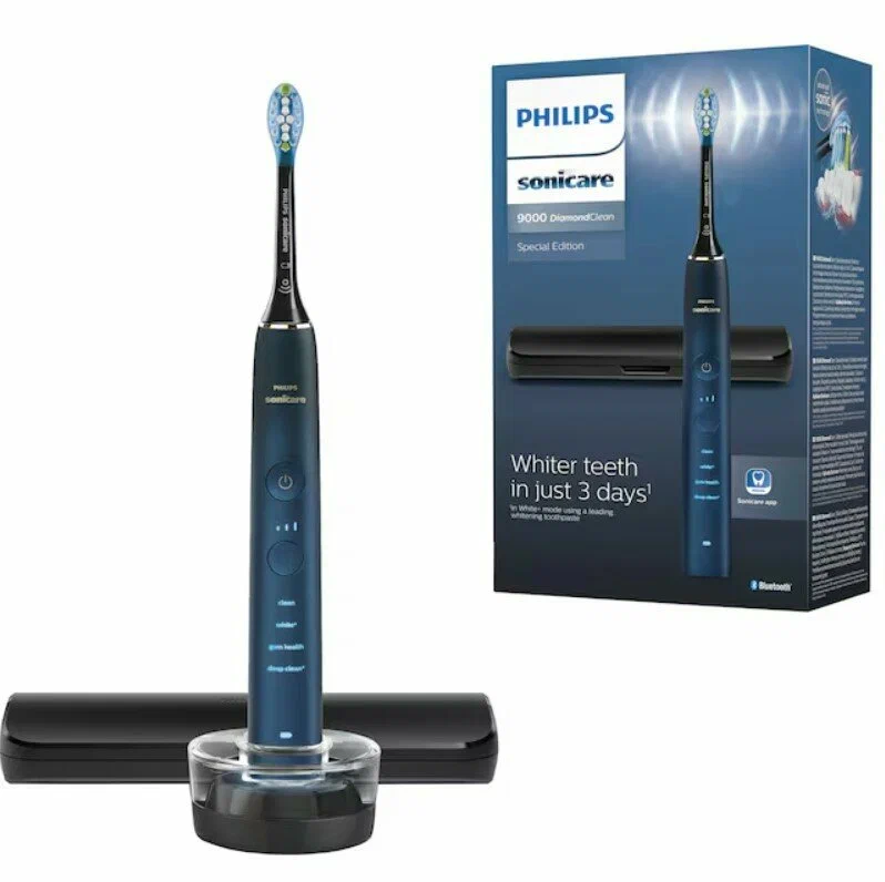 Электрическая зубная щетка Philips DiamondClean 9000 Series HX9911/88, синий Фото 1