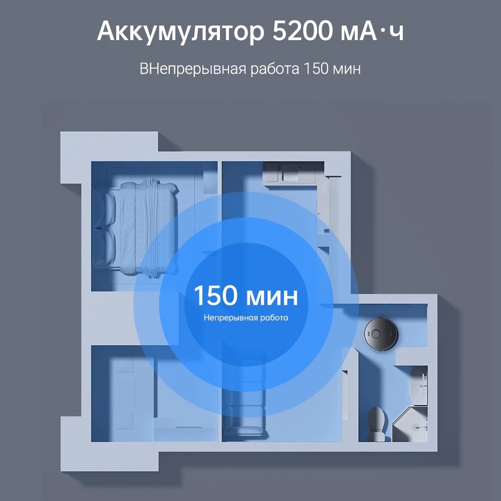 Робот-пылесос Xiaomi Dreame D9 Max, черный RLD33GA Фото 2