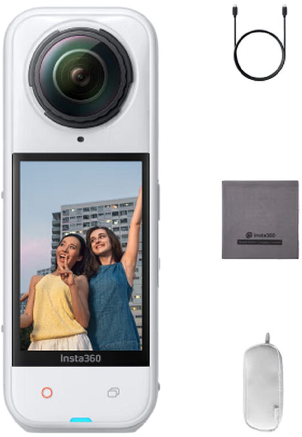 Экшн-камера Insta360 X5, белый (Satin White) Фото 5