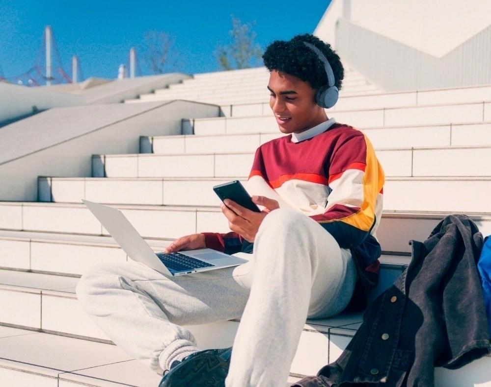 Беспроводные наушники Sony WH-CH520, Blue Фото 9